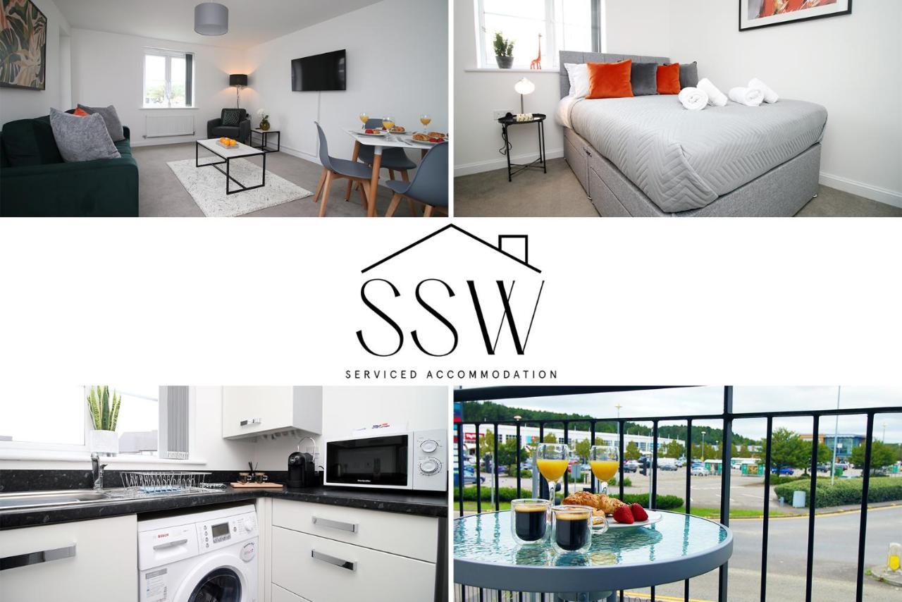 No 43 Stadium Views By Ssw - 2Br, Parking, Sleeps 4, 3Min Walk To Stadium, 10Min Drive To City Centre, Marina And Close To M4 Morriston Екстер'єр фото